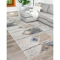 thumbnail image 1 of Rugs.com Eco Southwestern Collection Rug – 8' x 10' Ivory Medium Rug Perfect For Living Rooms, Large Dining Rooms, Open Floorplans, 1 of 9