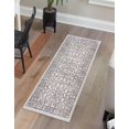 thumbnail image 1 of Rugs.com Eco Traditional Collection Rug – 12 Ft Runner Ivory Medium Rug Perfect For Hallways, Entryways, 1 of 9