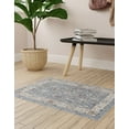 thumbnail image 1 of Rugs.com Eco Traditional Collection Rug – 2' x 3' Harbor Blue Medium Rug Perfect For Entryways, Kitchens, Breakfast Nooks, Accent Pieces, 1 of 9