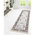 thumbnail image 1 of Rugs.com Eco Traditional Collection Rug – 6 Ft Runner Ivory Medium Rug Perfect For Hallways, Entryways, 1 of 9