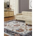 thumbnail image 1 of Rugs.com Eco Traditional Collection Rug – 8' x 10' Ivory Medium Rug Perfect For Living Rooms, Large Dining Rooms, Open Floorplans, 1 of 9