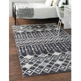 thumbnail image 1 of Rugs.com Eco Trellis Collection Rug – 10' x 13' Charcoal Gray Medium Rug Perfect For Living Rooms, Large Dining Rooms, Open Floorplans, 1 of 9