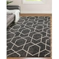 thumbnail image 1 of Rugs.com Eco Trellis Collection Rug – 2' x 3' Charcoal Gray Medium Rug Perfect For Entryways, Kitchens, Breakfast Nooks, Accent Pieces, 1 of 9