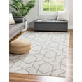 thumbnail image 1 of Rugs.com Eco Trellis Collection Rug – 2' x 3' Ivory Medium Rug Perfect For Entryways, Kitchens, Breakfast Nooks, Accent Pieces, 1 of 9