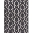 thumbnail image 1 of Rugs.com Eco Trellis Collection Rug – 8' x 10' Charcoal Gray Medium Rug Perfect For Living Rooms, Large Dining Rooms, Open Floorplans, 1 of 8