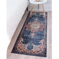thumbnail image 1 of Rugs.com Eden Collection Rug – 10 Ft Runner Dark Blue Medium Rug Perfect For Hallways, Entryways, 1 of 9