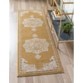thumbnail image 1 of Rugs.com Eden Collection Rug – 10 Ft Runner Yellow Medium Rug Perfect For Hallways, Entryways, 1 of 9