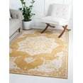 thumbnail image 1 of Rugs.com Eden Collection Rug – 4' x 6' Yellow Medium Rug Perfect For Entryways, Kitchens, Breakfast Nooks, Accent Pieces, 1 of 9