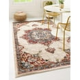thumbnail image 1 of Rugs.com Eden Collection Rug – 5' x 8' Cream Medium Rug Perfect For Bedrooms, Dining Rooms, Living Rooms, 1 of 9