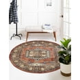 thumbnail image 1 of Rugs.com Eden Collection Rug – 8 Ft Round Terracotta Medium Rug Perfect For Kitchens, Dining Rooms, 1 of 9