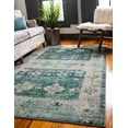 thumbnail image 1 of Rugs.com El Paso Collection Rug – 5' x 8' Green Medium Rug Perfect For Living Rooms, Large Dining Rooms, Open Floorplans, 1 of 9