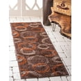 thumbnail image 1 of Rugs.com Equinox Collection Rug – 2' 7 x 10' Runner Brown Low Rug Perfect For Hallways, Entryways, 1 of 1