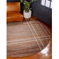 thumbnail image 1 of Rugs.com Equinox Collection Rug – 3' 3 Round Light Brown Low Rug Perfect For Kitchens, Dining Rooms, 1 of 9
