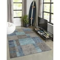 thumbnail image 1 of Rugs.com Equinox Collection Rug – 7' x 10' Blue Gray Low Rug Perfect For Bedrooms, Dining Rooms, Living Rooms, 1 of 8