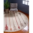 thumbnail image 1 of Rugs.com Equinox Collection Rug – 8' Round Beige Low Rug Perfect For Kitchens, Dining Rooms, 1 of 9