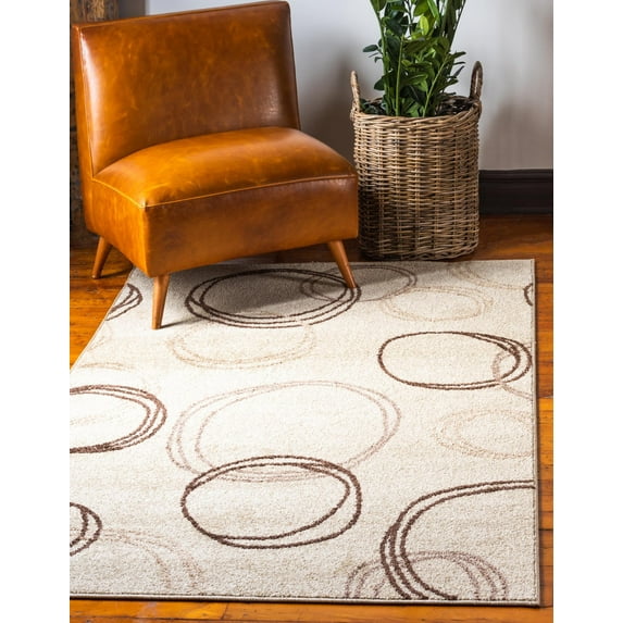 Rugs.com Equinox Collection Rug – 9' x 12' 2 Beige Low Rug Perfect For Living Rooms, Large Dining Rooms, Open Floorplans