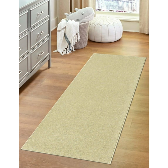 Rugs.com Everyday Solid Collection Rug – 20 Ft Runner Pastel Green Medium Rug Perfect For Hallways, Entryways