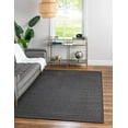 thumbnail image 1 of Rugs.com Everyday Solid Collection Rug – 4' x 6' Charcoal Medium Rug Perfect For Entryways, Kitchens, Breakfast Nooks, Accent Pieces, 1 of 7