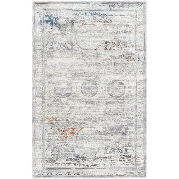 Rugs.com Finsbury Collection Rug – 3' 3 x 5' 3 Multi Medium Rug Perfect For Living Rooms, Large Dining Rooms, Open Floorplans