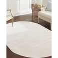 thumbnail image 1 of Rugs.com Finsbury Collection Rug – 5' 3 x 8' Oval Ivory Medium Rug Perfect For Living Rooms, Large Dining Rooms, Open Floorplans, 1 of 9