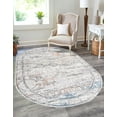 thumbnail image 1 of Rugs.com Finsbury Collection Rug – 5' 3 x 8' Oval Multi Medium Rug Perfect For Living Rooms, Large Dining Rooms, Open Floorplans, 1 of 9