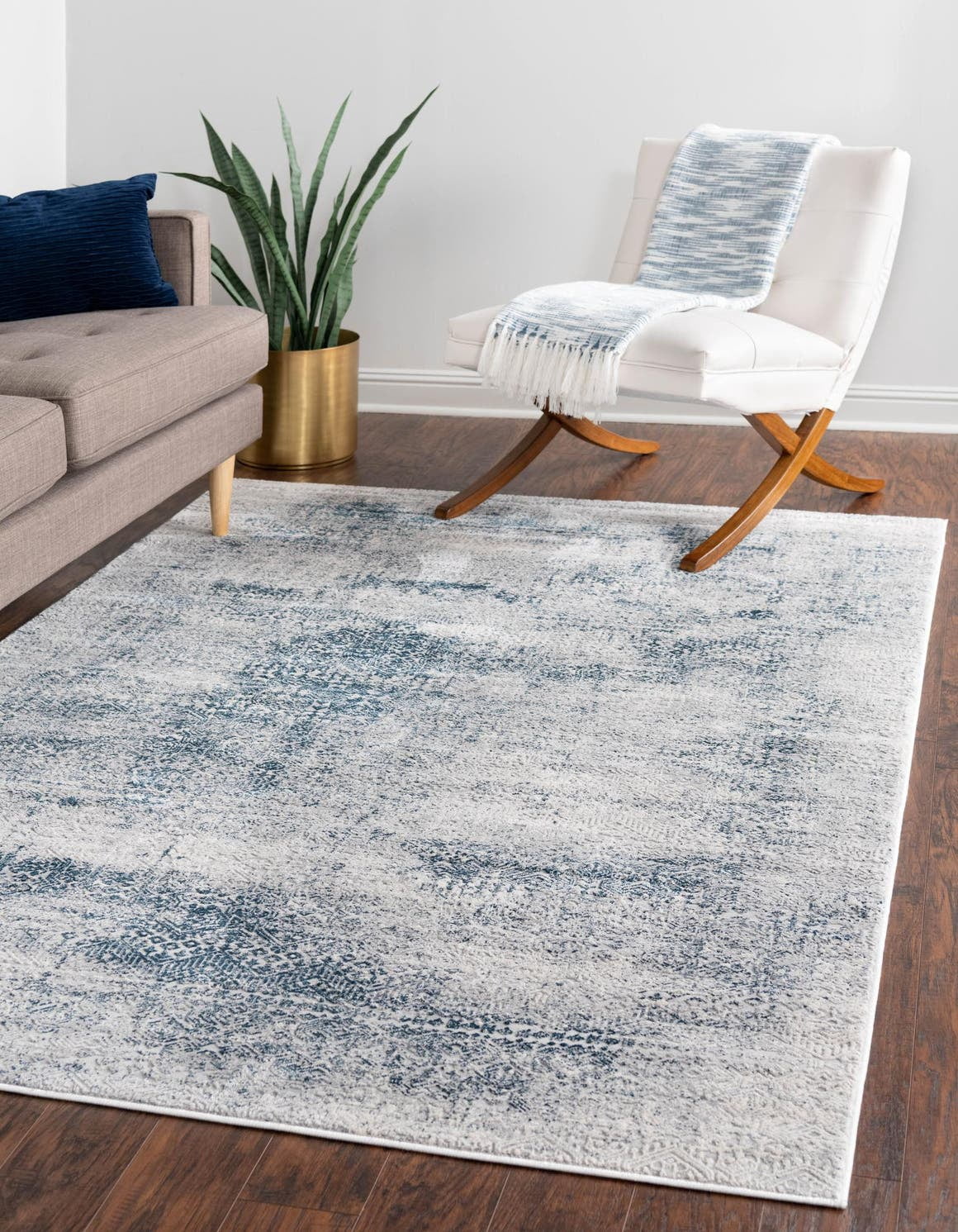 Blue Rug Plan Rugs.com Finsbury Collection Rug – 6' x 9' Blue Medium Rug Perfect For ...