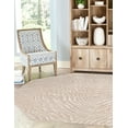 thumbnail image 1 of Rugs.com Finsbury Collection Rug – 7' 10 Octagon Ivory Beige Medium Rug Perfect For Living Rooms, Kitchens, Entryways, 1 of 9