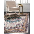 thumbnail image 1 of Rugs.com Fleur Collection Rug – 3' x 5' Beige Medium-Pile Rug Perfect For Entryways, Kitchens, Breakfast Nooks, Accent Pieces, 1 of 9
