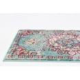 thumbnail image 1 of Rugs.com Fleur Collection Rug – 6 Ft Runner Light Blue Medium-Pile Rug Perfect For Hallways, Entryways, 1 of 3