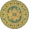 thumbnail image 1 of Rugs.com Fleur Collection Rug – 6' Round Green Medium-Pile Rug Perfect For Kitchens, Dining Rooms, 1 of 4