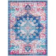 thumbnail image 1 of Rugs.com Francesca Collection Washable Rug – 10' x 14' Ivory Blue Flatweave Rug Perfect For Living Rooms, Large Dining Rooms, Open Floorplans, 1 of 6
