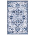 thumbnail image 1 of Rugs.com Francesca Collection Washable Rug – 2' x 3' Gray Blue Flatweave Rug Perfect For Entryways, Kitchens, Breakfast Nooks, Accent Pieces, 1 of 6