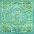 thumbnail image 1 of Rugs.com Francesca Collection Washable Rug – 5 Ft Square Spring Green Flatweave Rug Perfect For Living Rooms, Kitchens, Entryways, 1 of 8