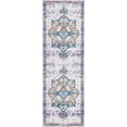 thumbnail image 1 of Rugs.com Francesca Collection Washable Rug – 6 Ft Runner Sea Salt White Flatweave Rug Perfect For Hallways, Entryways, 1 of 8