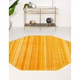 thumbnail image 1 of Rugs.com Gemstone Collection Rug – 4' 2 Octagon Yellow Medium Rug Perfect For Living Rooms, Kitchens, Entryways, 1 of 9