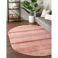 thumbnail image 1 of Rugs.com Gemstone Collection Rug – 7' 10 x 9' 8 Oval Rusty Pink Rose Medium Rug Perfect For Living Rooms, Large Dining Rooms, Open Floorplans, 1 of 9