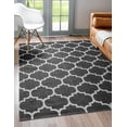thumbnail image 1 of Rugs.com Georgia Collection Rug – 5' x 8' Black Flatweave Rug Perfect For Living Rooms, Large Dining Rooms, Open Floorplans, 1 of 9