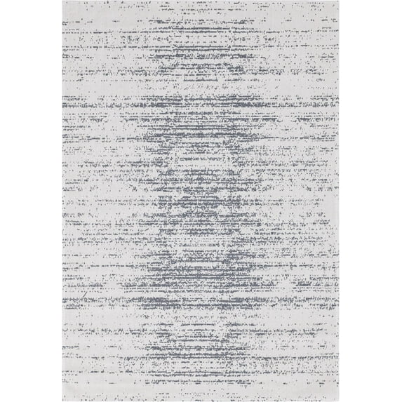 Rugs.com Georgia Collection Rug – 6' x 9' Ivory Flatweave Rug Perfect For Living Rooms, Large Dining Rooms, Open Floorplans