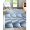 thumbnail image 1 of Rugs.com Georgia Collection Rug – 6' x 9' Navy Blue Flatweave Rug Perfect For Living Rooms, Large Dining Rooms, Open Floorplans, 1 of 9