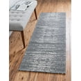 thumbnail image 1 of Rugs.com Georgia Collection Rug – 8 Ft Runner Dark Gray Flatweave Rug Perfect For Hallways, Entryways, 1 of 9