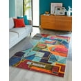 thumbnail image 1 of Rugs.com Haerfest Collection Rug – 4' x 6' Multi Low Rug Perfect For Entryways, Kitchens, Breakfast Nooks, Accent Pieces, 1 of 6