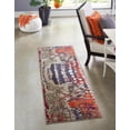 thumbnail image 1 of Rugs.com Haerfest Collection Rug – 8 Ft Runner Multi Low Rug Perfect For Hallways, Entryways, 1 of 6