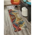 thumbnail image 1 of Rugs.com Haerfest Collection Rug – 8 Ft Runner Multi Low Rug Perfect For Hallways, Entryways, 1 of 6