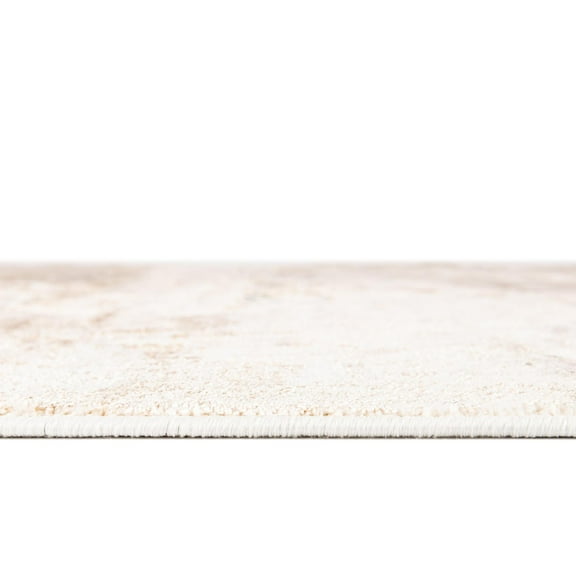 Rugs.com Highbury Collection Rug – 4' x 6' Cream Medium-Pile Rug Perfect For Entryways, Kitchens, Breakfast Nooks, Accent Pieces
