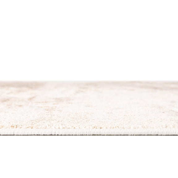 Rugs.com Highbury Collection Rug – 5' x 8' Cream Medium-Pile Rug Perfect For Bedrooms, Dining Rooms, Living Rooms
