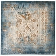 thumbnail image 1 of Rugs.com Highbury Collection Rug – 8 Ft Square Teal Medium-Pile Rug Perfect For Living Rooms, Kitchens, Entryways, 1 of 1