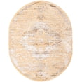 thumbnail image 1 of Rugs.com Highbury Collection Rug – 8' x 10' Oval Yellow Medium-Pile Rug Perfect For Living Rooms, Large Dining Rooms, Open Floorplans, 1 of 1