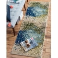 thumbnail image 1 of Rugs.com Hyacinth Collection Rug – 8 Ft Runner Blue Medium Rug Perfect For Hallways, Entryways, 1 of 9