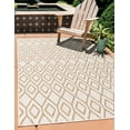 thumbnail image 1 of Rugs.com Jill Zarin Outdoor Collection Rug – 2' 2 x 3' Beige Flatweave Rug Perfect For Entryways, Kitchens, Breakfast Nooks, Accent Pieces, 1 of 9