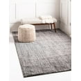 thumbnail image 1 of Rugs.com Jill Zarin Shaggy Chic Collection Rug – 3' 3 x 5' 3 Pepper Gray Shag Rug Perfect For Entryways, Kitchens, Breakfast Nooks, Accent Pieces, 1 of 9